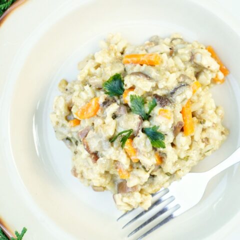 Risotto z leśnymi grzybami EasyVege
